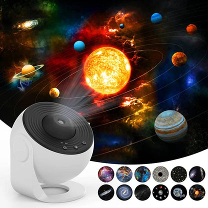 Kisskriss Galaxy Projektör™ 2024 Version - 360° Rotating Starry Lamp