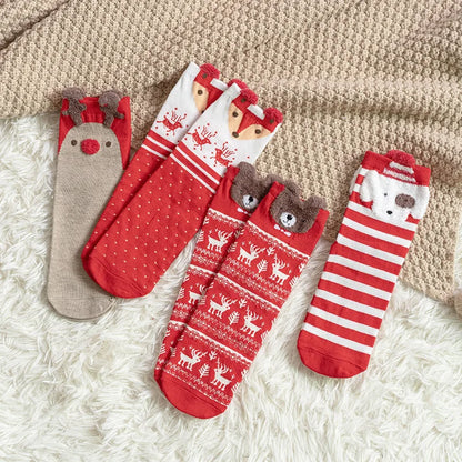 Cartoon Christmas Socks Ornaments Merry Christmas Decorations For Home Christmas Gifts Xmas Noel New Year Supplies 3-8Y