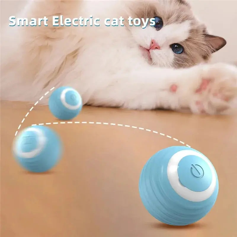 Interactive Electric Rolling Ball Toy for Cats