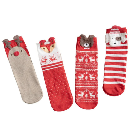 Cartoon Christmas Socks Ornaments Merry Christmas Decorations For Home Christmas Gifts Xmas Noel New Year Supplies 3-8Y