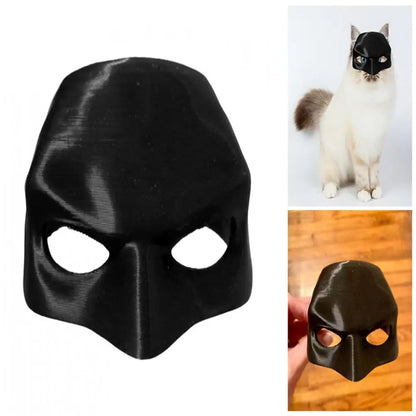 Halloween Cat Mask & Bat Cosplay Hat | Black Party Accessory