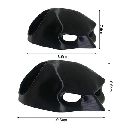 Halloween Cat Mask & Bat Cosplay Hat | Black Party Accessory