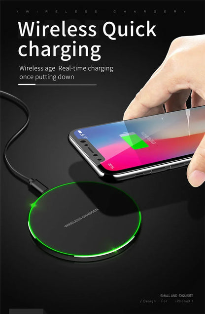 100W Fast Wireless Charger Pad For iPhone 15 14 13 12  X Pro Max 8 Samsung Galaxy S23 Xiaomi Wireless Charging Station Chargers