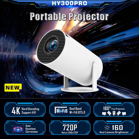 HY300 Pro Projector | Portable Home Theater Entertainment